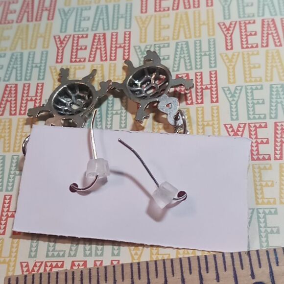 Turtle earrings - Picture 3 of 3